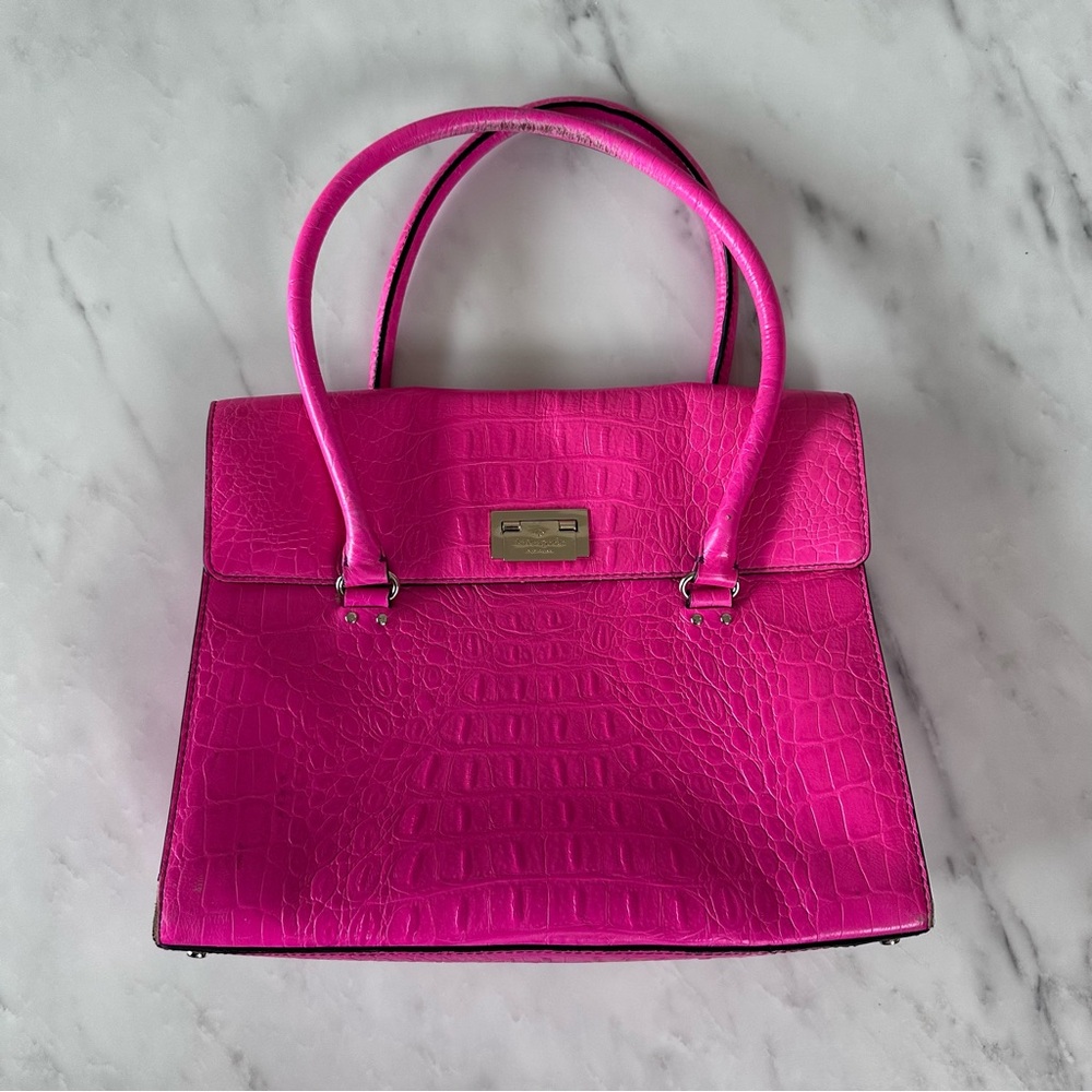 Kate spade pink shoulder bag- used